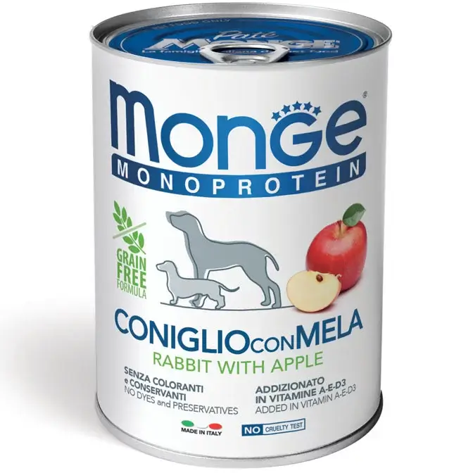 Monge Dog FRUIT MONOPROTEIN кролик з яблуками