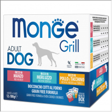 Monge Dog GRILL MIX тріска /індичка з куркою/яловичина