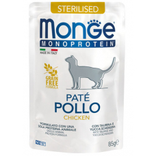 Monge Cat MONOPROTEIN Sterilised 100% курка