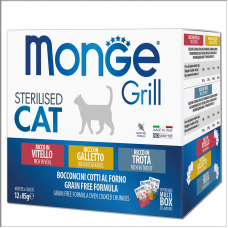 Monge Cat GRILL MIX Sterilised півник/форель/телятина