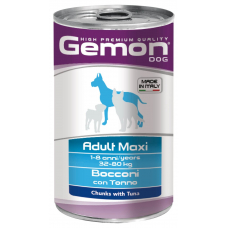 GEMON Dog Wet Maxi Adult шматочки з тунцем