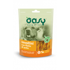 OASY DOG Dry курка Jerky Rawhide Twisted Stick