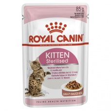 Паучі. Вологий корм для кошенят Royal Canin Kitten Sterilised Sauce 85 г . Упаковка 12 шт