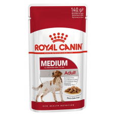 Купить Royal Canin Medium Adult 140г Паучі упаковка 10 шт Фото 1 недорого с доставкой по Украине в интернет-магазине Майзоомаг