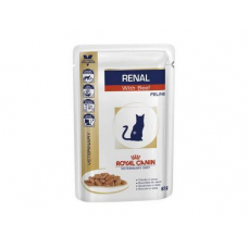 Купить Паучі. Вологий корм Royal Canin Renal Beef Feline Консерви для кішок при нирковій недостатності 85 г . Упаковка 12 шт Фото 1 недорого с доставкой по Украине в интернет-магазине Майзоомаг