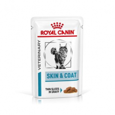 Купить Паучі. Вологий корм Royal Canin Skin&amp;Coat Cat соус 85г. Упаковка 12 шт Фото 1 недорого с доставкой по Украине в интернет-магазине Майзоомаг