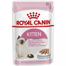 Купить Паучі. Вологий корм для кошенят Royal Canin Kitten Loaf (Роял Канін Кіттен Паштет) 85 г . Упаковка 12 шт Фото 1 недорого с доставкой по Украине в интернет-магазине Майзоомаг