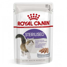 Паучі. Вологий корм для кішок Royal Canin STERILIZED LOAF паштет 85г. Упаковка 12 шт