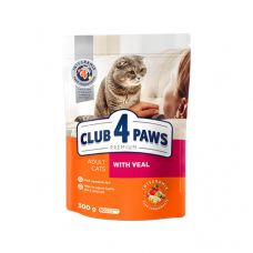 Корм Club 4 Paws (Клуб 4 Лапи) 14 кг, для котів та кішок з телятиною