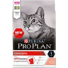 Корм PRO PLAN® ORIGINAL ADULT для взрослых кошек, с лососем 10 кг