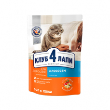 Корм Club 4 Paws (Клуб 4 Лапи) для дорослих кішок з лососем, 14 кг