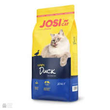 JosiCat Crispy Duck, корм для котів з м'ясом качки та рибою 10 кг