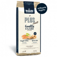 Купить Сухой корм для собак Bosch (Бош) PLUS Forelle & Kartoffel (форель+картофель), 12,5 кг Фото 1 недорого с доставкой по Украине в интернет-магазине Майзоомаг