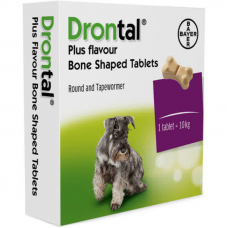 Дронтал Плюс (Drontal plus) BAYER таблетки зі смаком м'яса для собак 1 шт