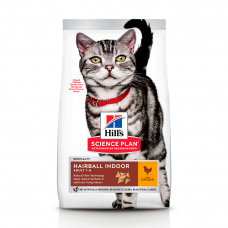 HILL'S SCIENCE PLAN Adult Hairball & Indoor Сухий Корм для Котів з Куркою - 300 г