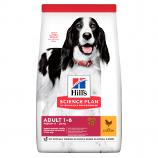 HILL'S SCIENCE PLAN Adult Medium Сухий Корм для Собак з Куркою - 2,5 кг