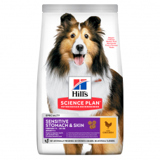 Купить HILL'S SCIENCE PLAN Adult Sensitive Stomach & Skin Medium Сухий Корм для Собак з Куркою 2,5 кг Фото 1 недорого с доставкой по Украине в интернет-магазине Майзоомаг