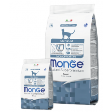 MONGE CAT Monoprotein Sterilised з фореллю - 400 г