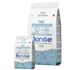 MONGE CAT Monoprotein Kitten з фореллю - 400 г