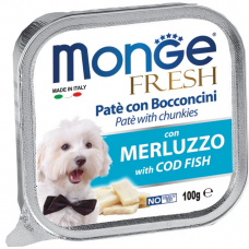 MONGE DOG FRESH з тріскою - 100 г