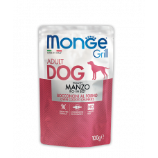 Купить MONGE DOG GRILL з яловичиною - 100 г Фото 1 недорого с доставкой по Украине в интернет-магазине Майзоомаг