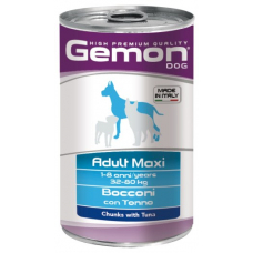 GEMON DOG WET Maxi Adult шматочки з яловичиною та рисом - 1,25 кг